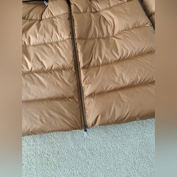 Moncler Boedic Belted Puffer Coat-Brown - Picture 9 of 16